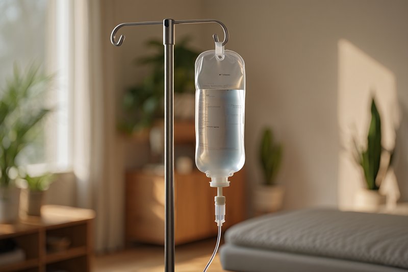 Капельница в домашней обстановке